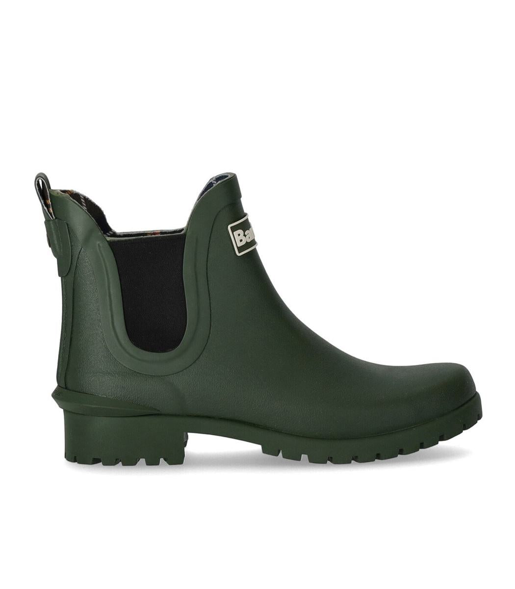 Barbour Wilton Olive Green Chelsea Boot