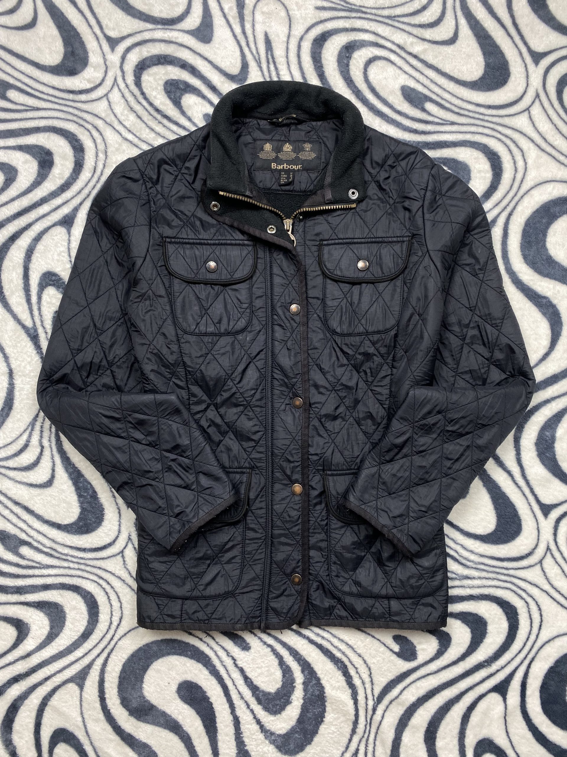 Barbour Wmns Utility Polarquilt Quilted Jacket Y2K, Women's (Size Medium)