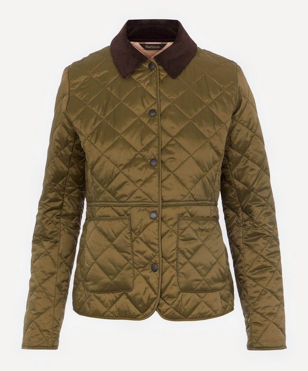 Barbour Women's Deveron Quilted Jacket Olive 8