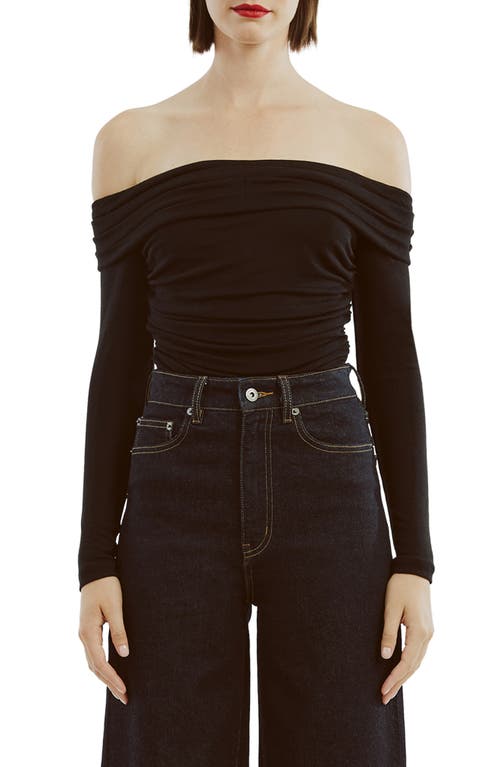 Bardot Elsa Off the Shoulder Top in Black at Nordstrom, Size X-Small