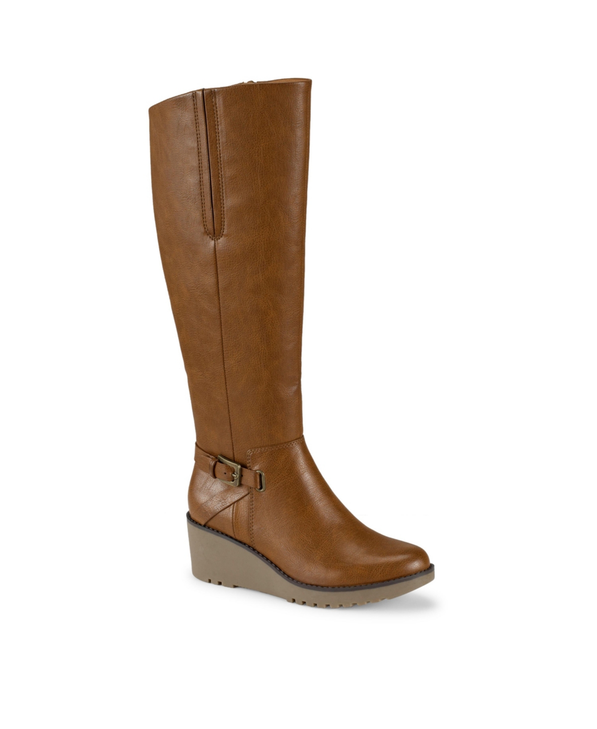 Baretraps Women's Winifred Tall Wedge Boots - Cognac