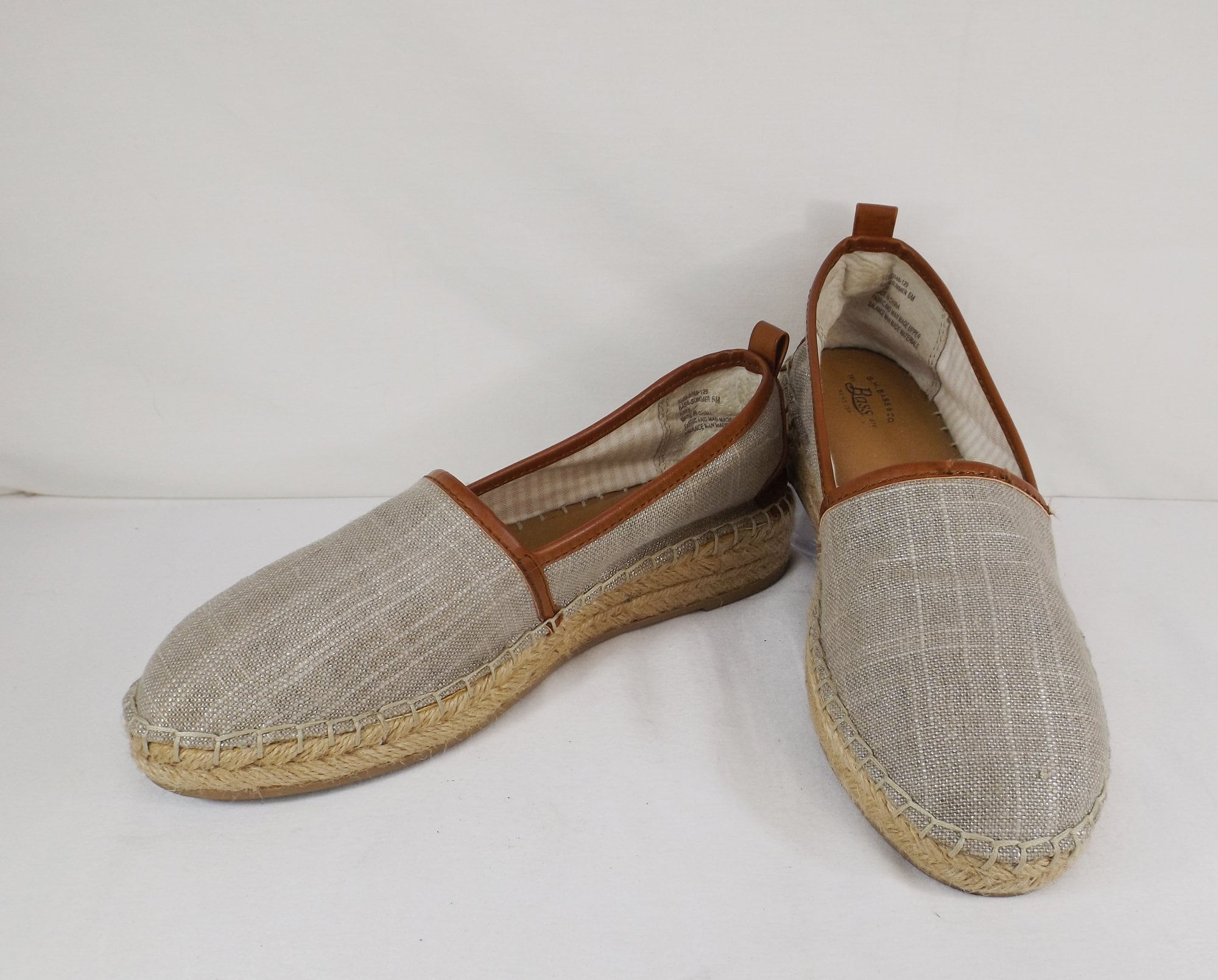 Bass Espadrilles Us Size 6M