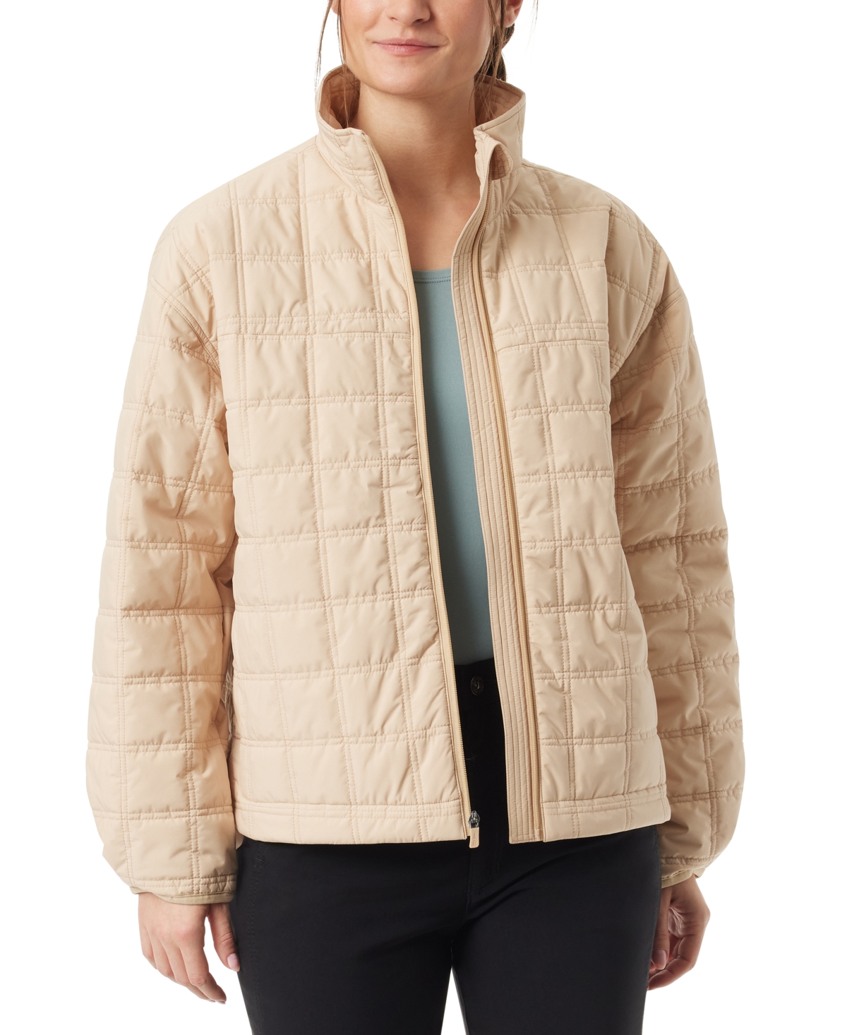 Bass Outdoor Women's Oversized Spring Puffer Jacket - Kelp