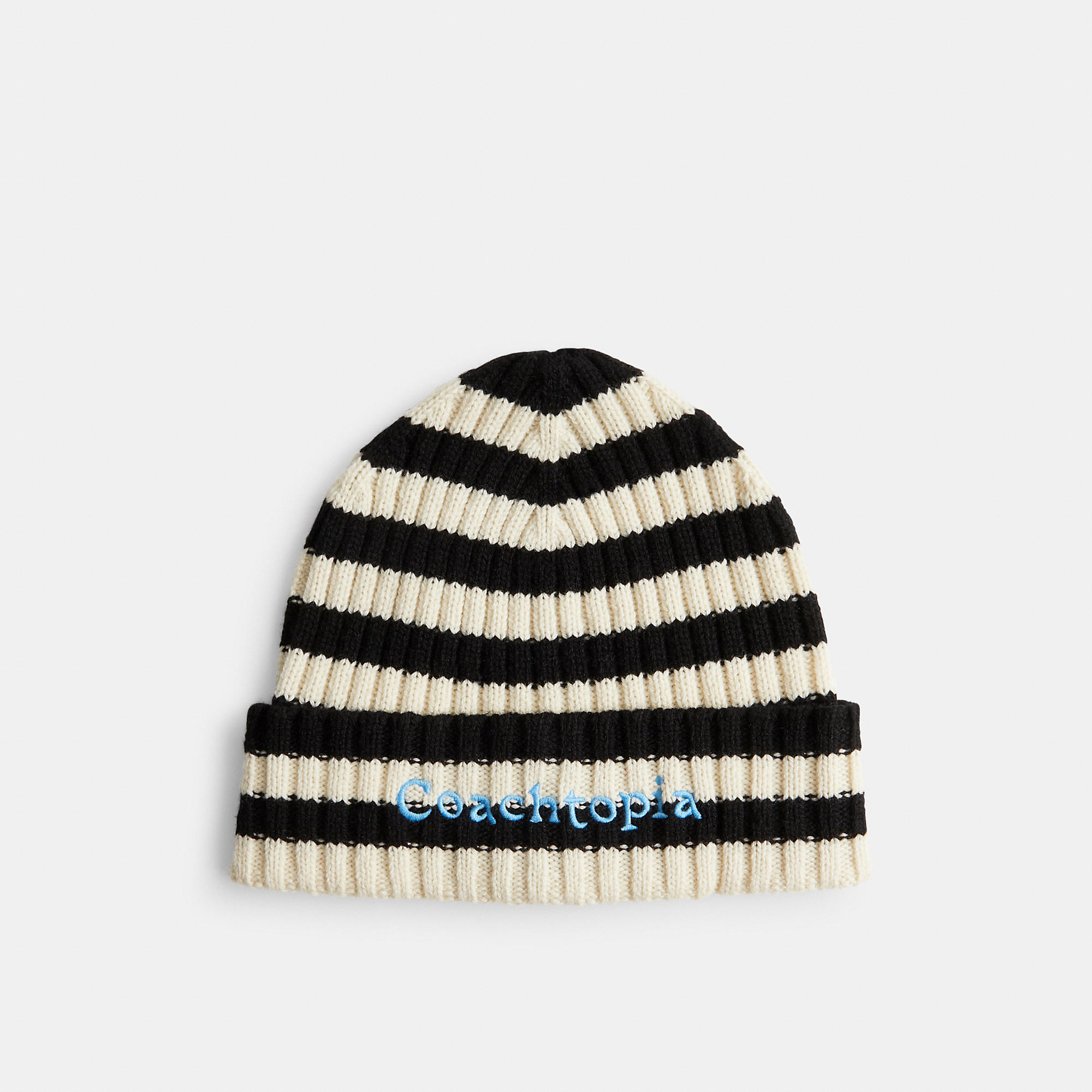 Beanie With Stripe Pattern