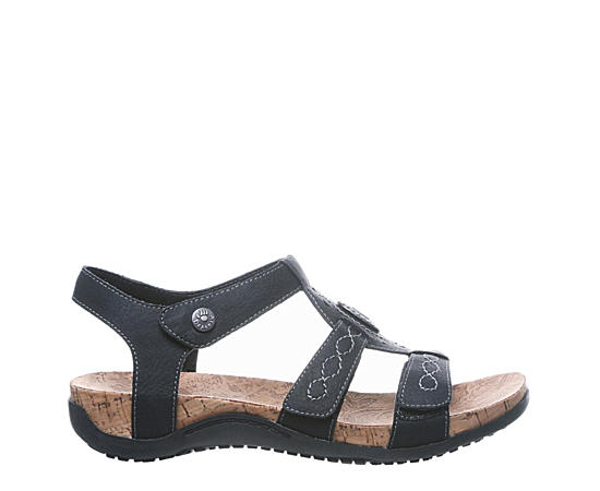 Bearpaw Womens Ridley Ii Wide Casual Comfort Sandals