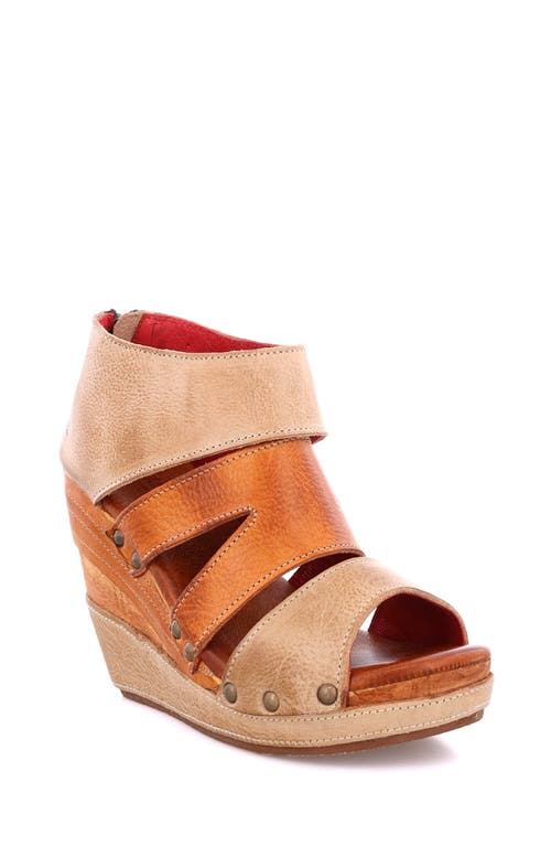 Bed Stu Jacey II Wedge Sandal in Oats Pecan Rustic at Nordstrom, Size 6