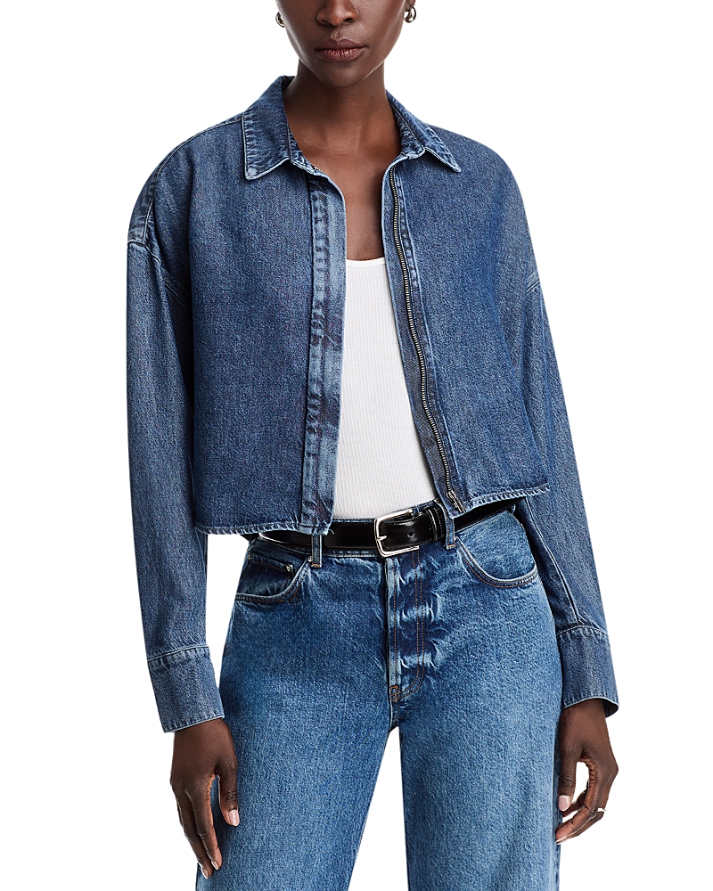 Bella Dahl Denim Oversized Cropped Shacket