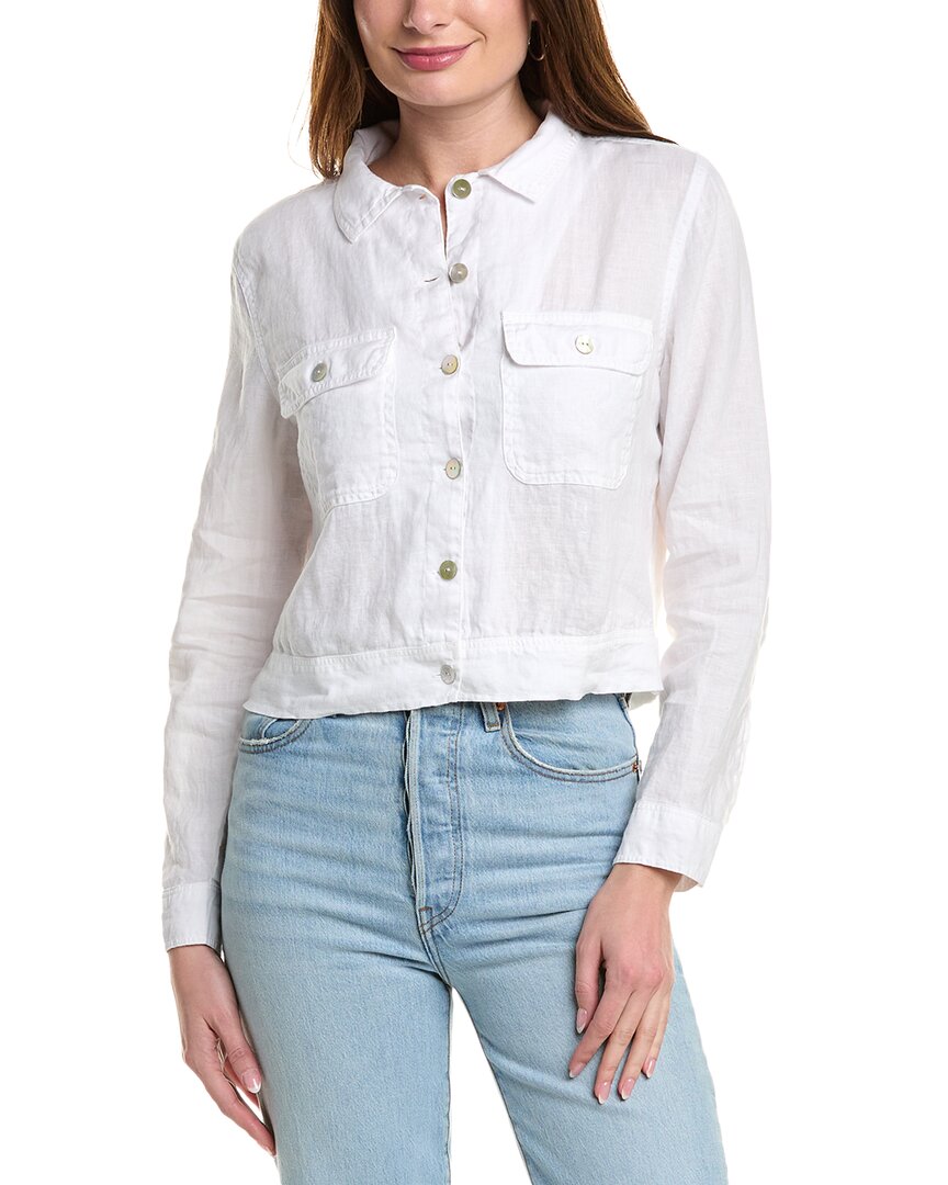 Bella Dahl Linen Utility Crop Jacket