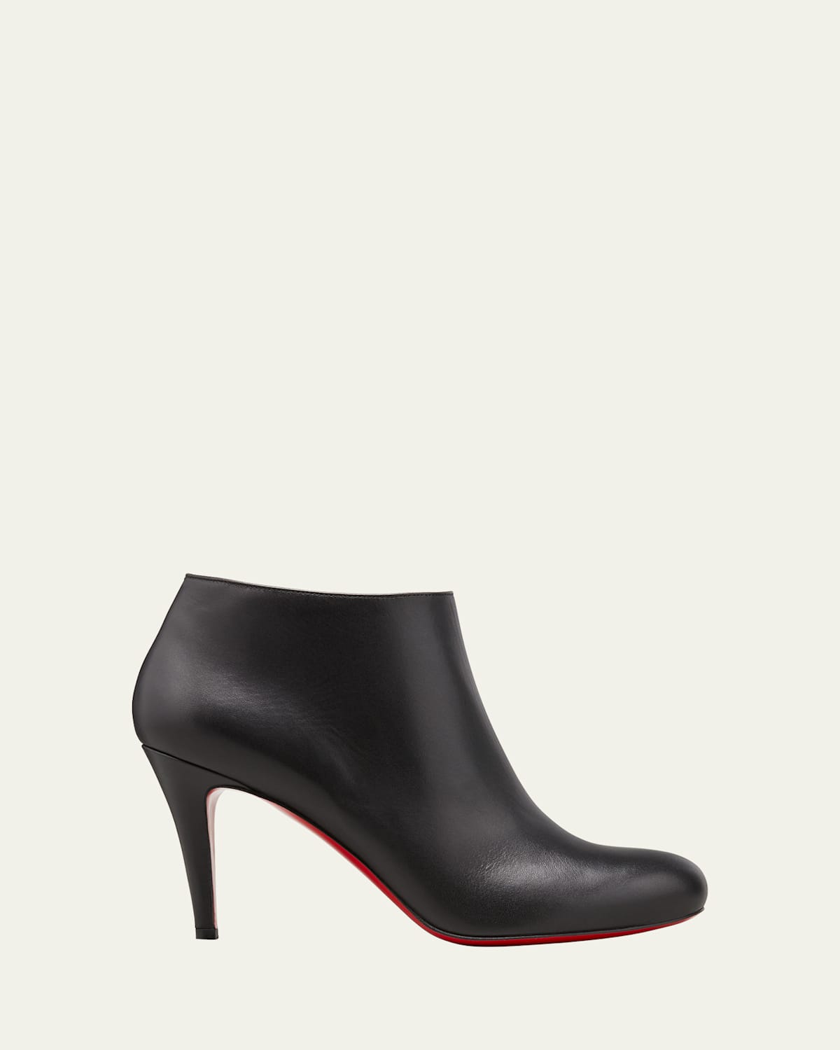 Belle Leather Red-Sole Ankle Boots