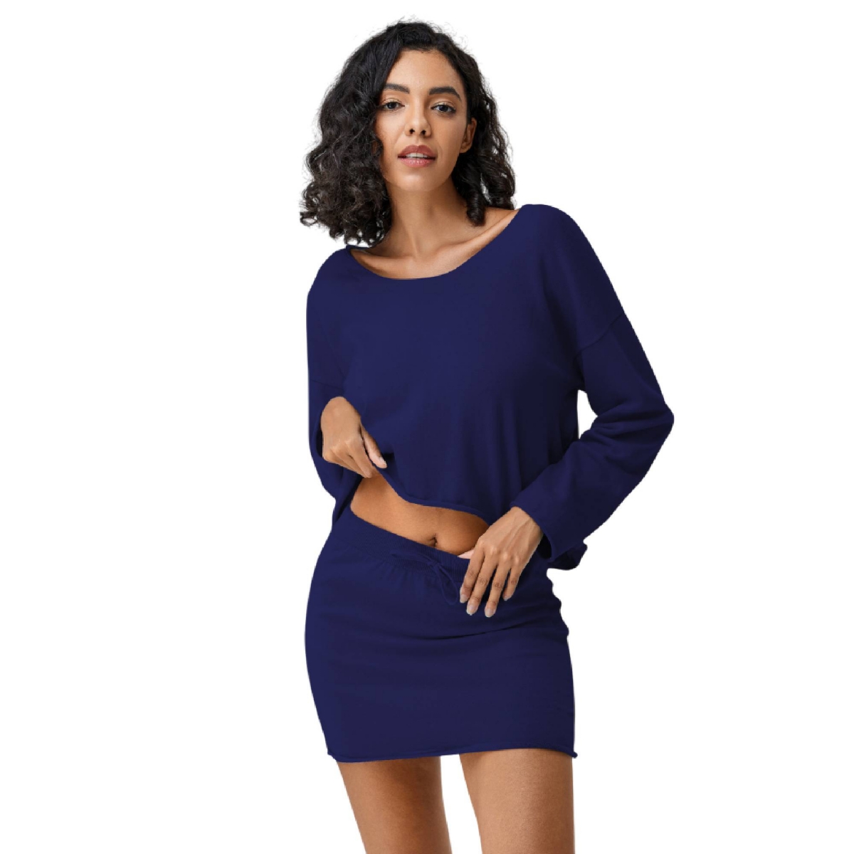 Bellemere Women s Off-The-Shoulder Top - Navy blue