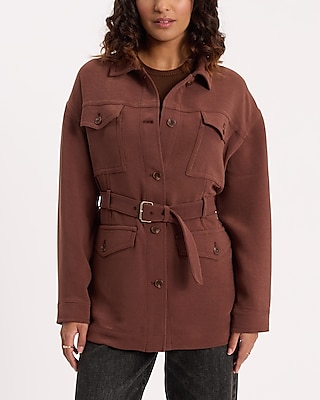 Belted Pocket Utility Jacket