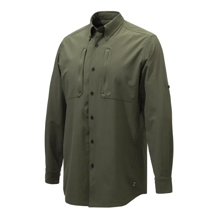 BerettaUSA | Plain Lightweight Shirt in Green Moss