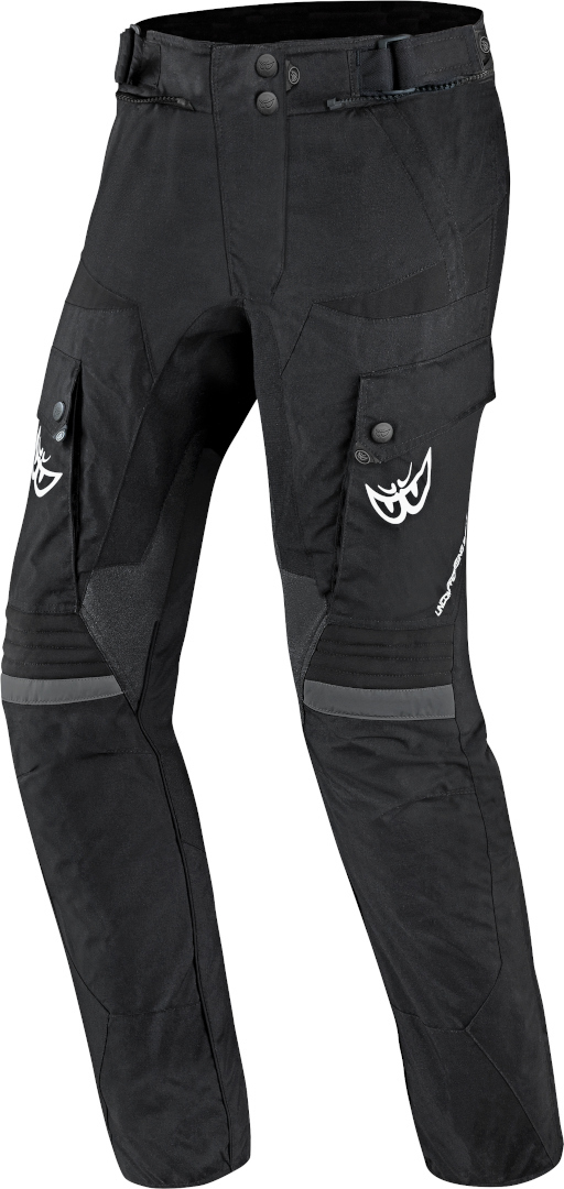 Berik Cargo waterproof Ladies Motorcycle Textile Pants, black, Size 46 for Women