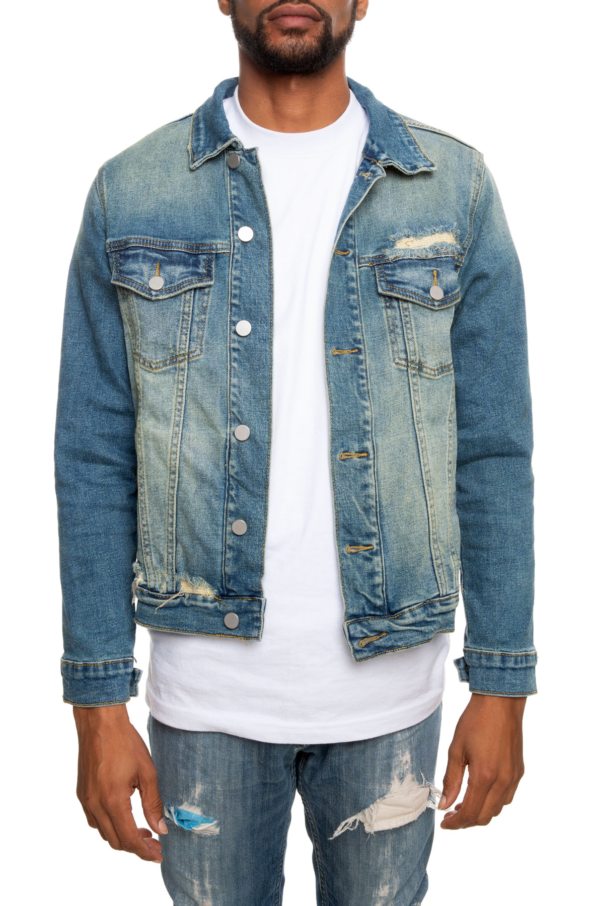 Bering Denim Jacket in Vintage Wash