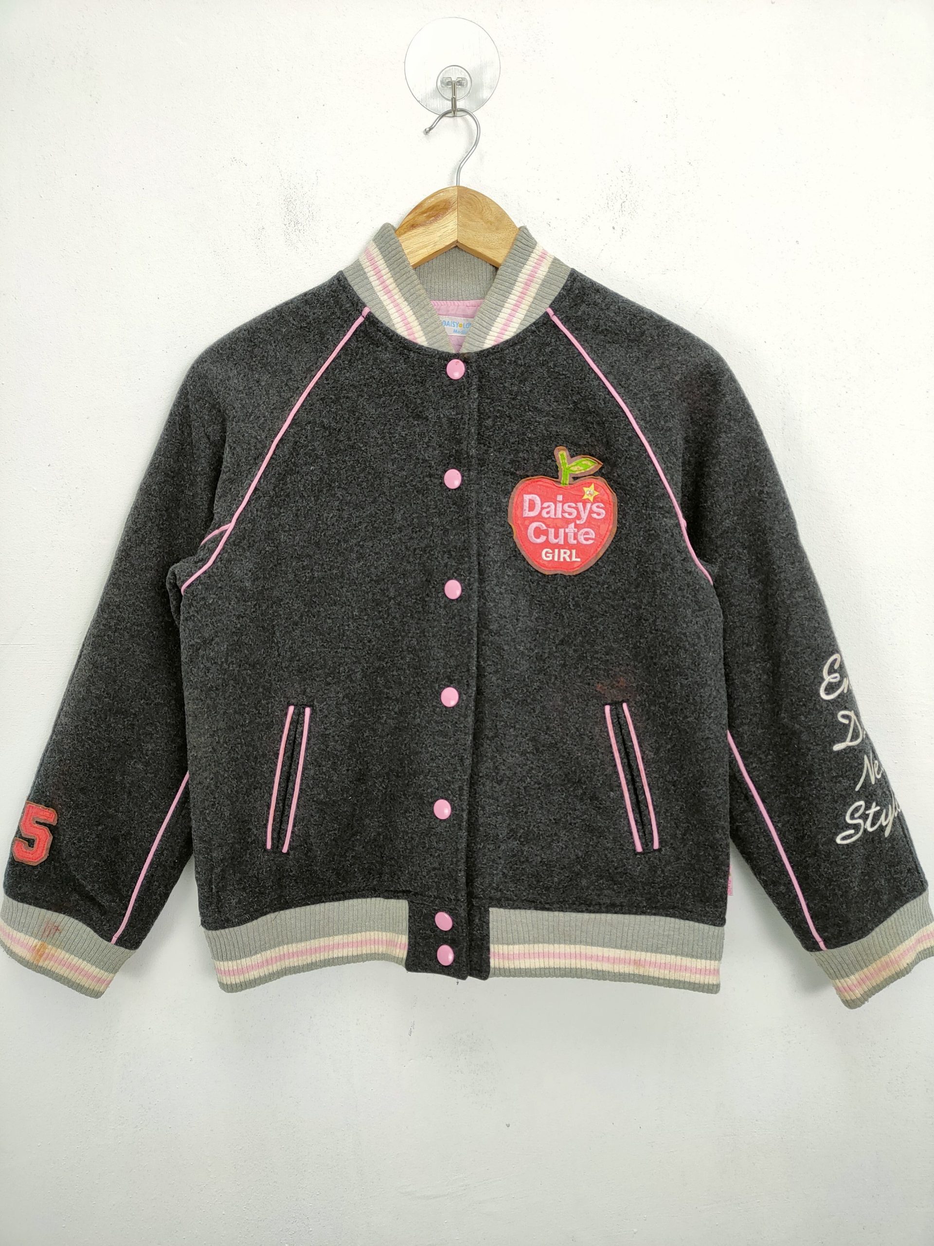 Bestoffer Daisy's Lovers Wool Varsity Jacket Ladies in Black, Women's