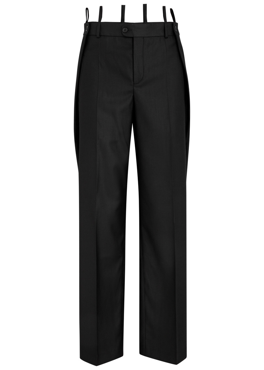 Bettter X Icons Straight-leg Wool-blend Trousers - Black - XS (UK6 / XS) - XS (UK6 /xS)