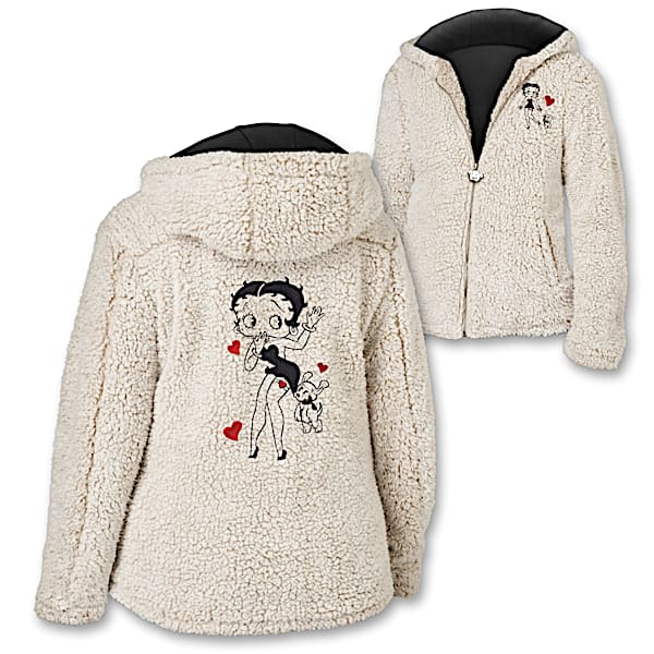 Betty Boop Sassy Sweetheart Lightweight Sherpa Jacket