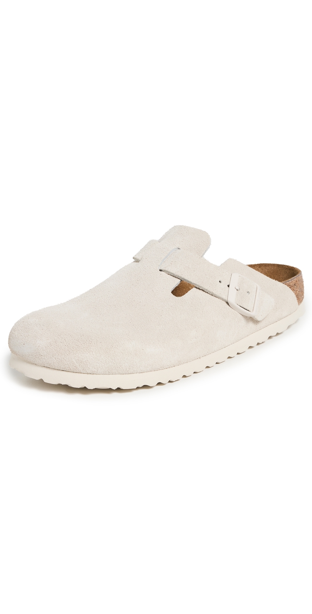 Birkenstock Boston Soft Footbed Clogs Antique White 39