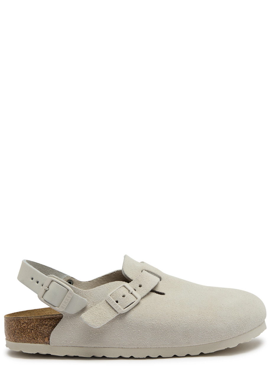 Birkenstock Tokio II Suede Clogs - Off White - 41 (IT41/ UK8)