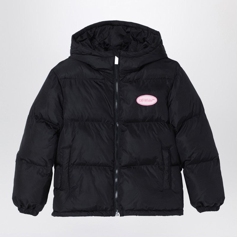 Black Padded Nylon Jacket