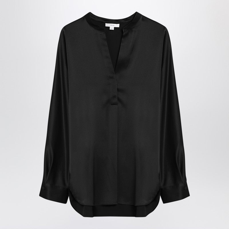 Black Silk Blouse