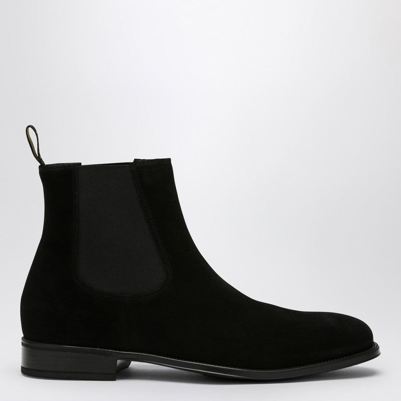 Black Suede Ankle Boot