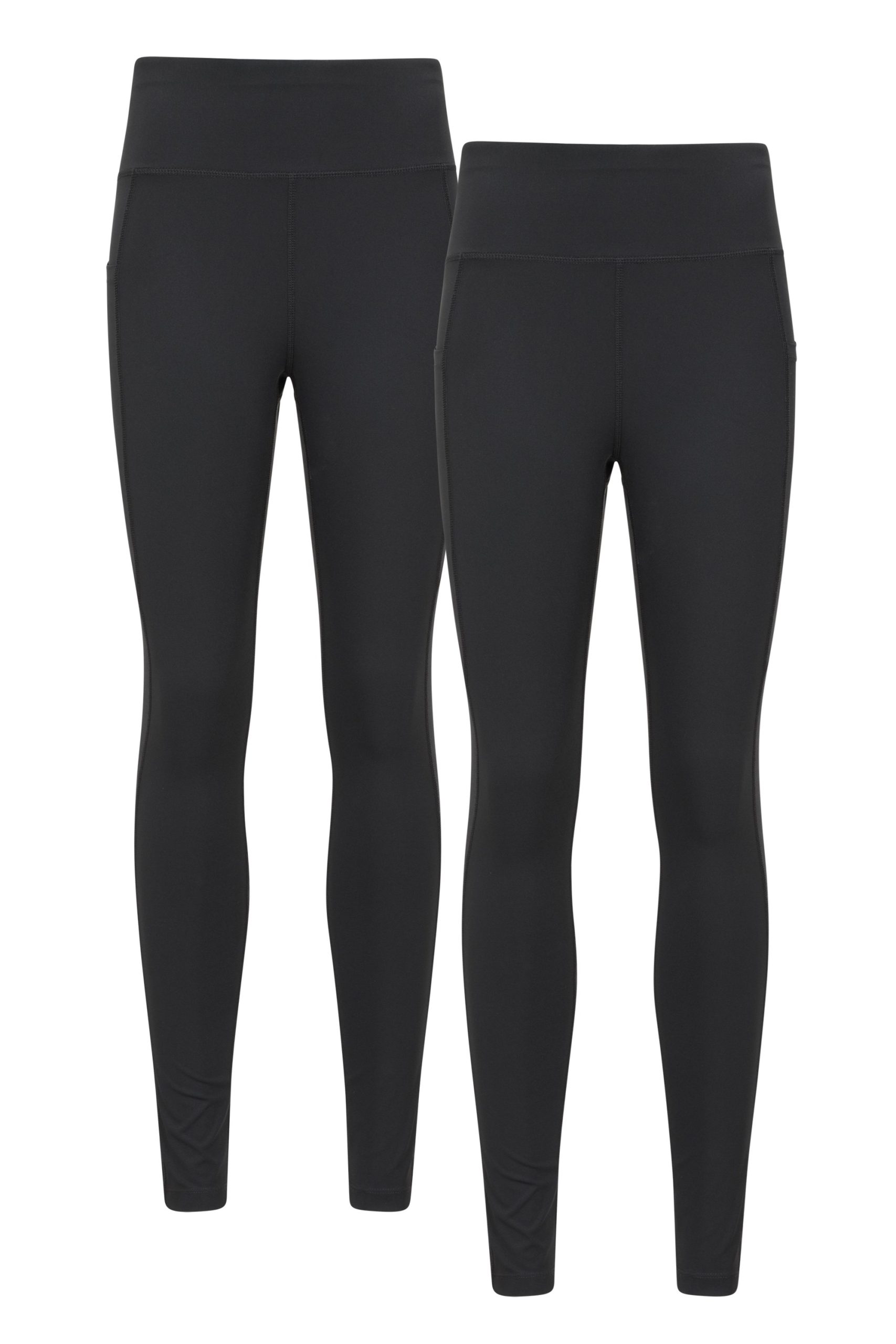 Blackout High Waisted Womens Leggings Multipack - Black