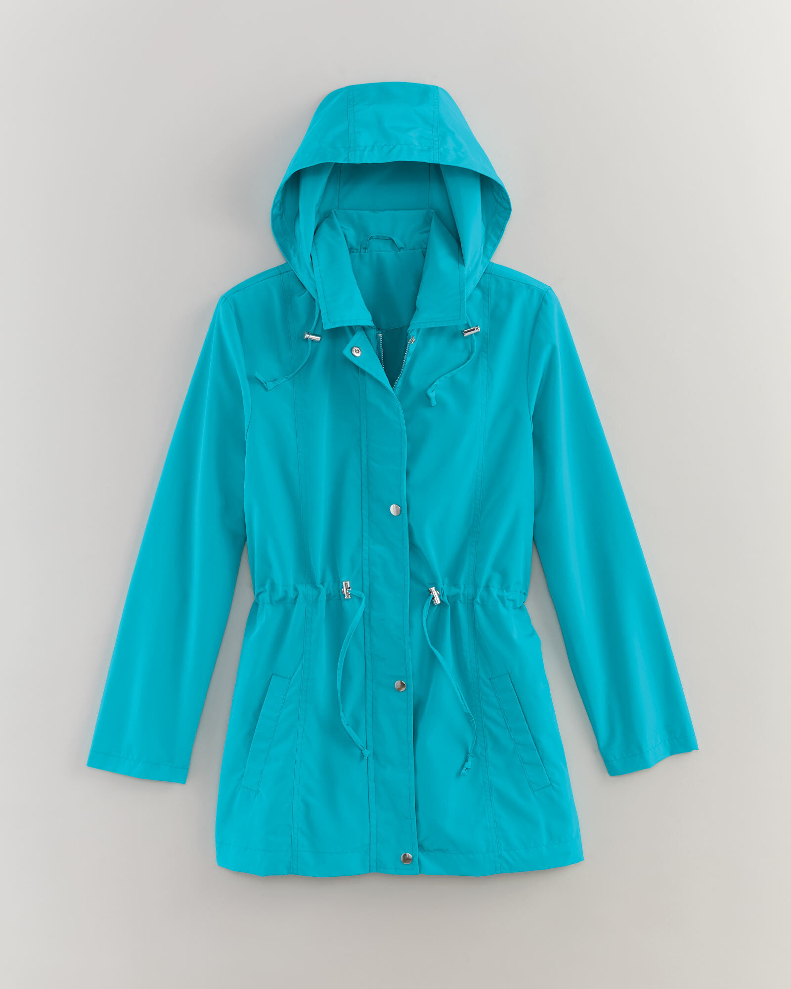 Blair Women's Lightweight Anorak Jacket - Blue - L - Misses