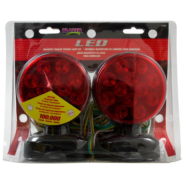 Blazer International LED Magnetic Trailer Towing Light Kit