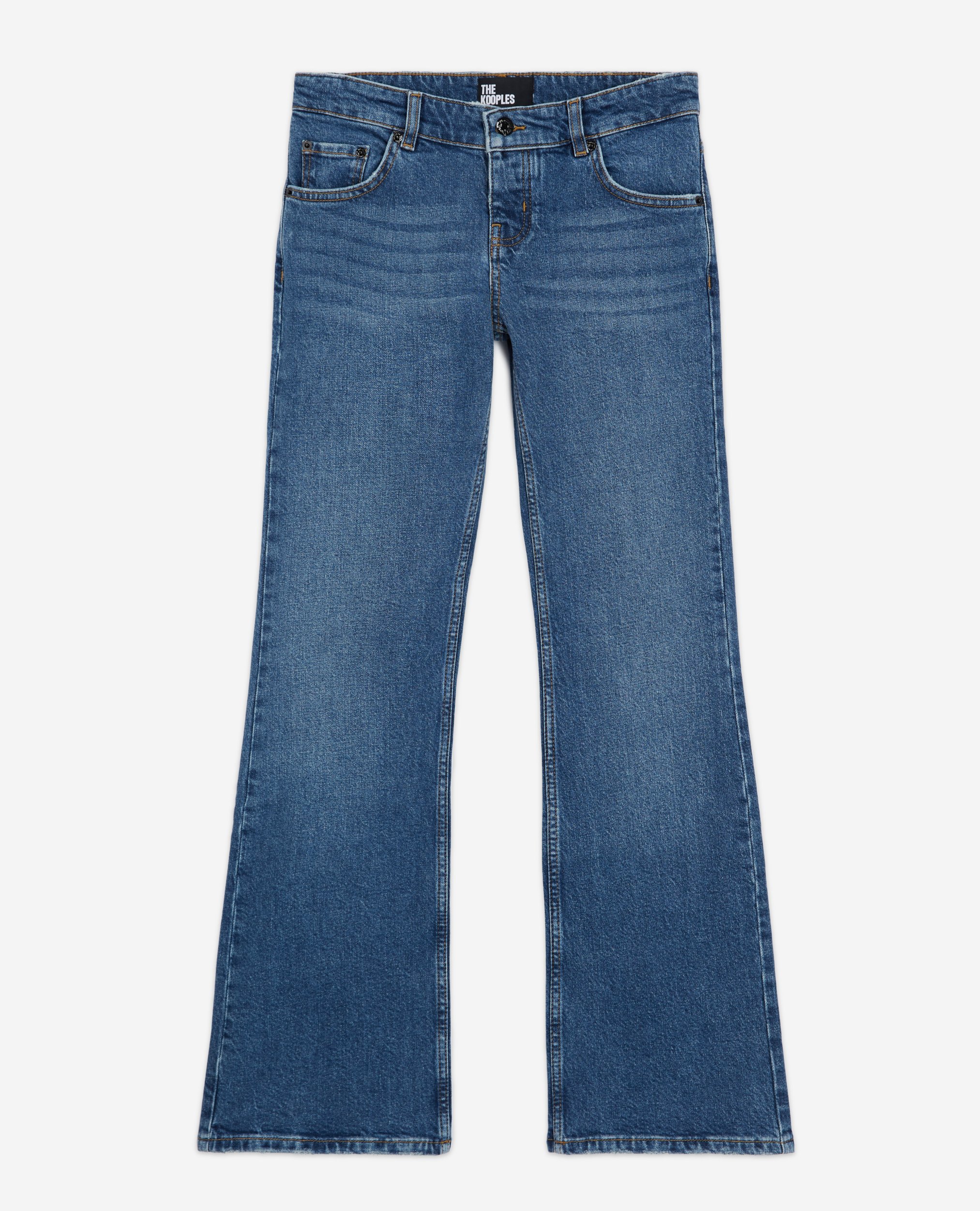 Blue Bootcut Jeans