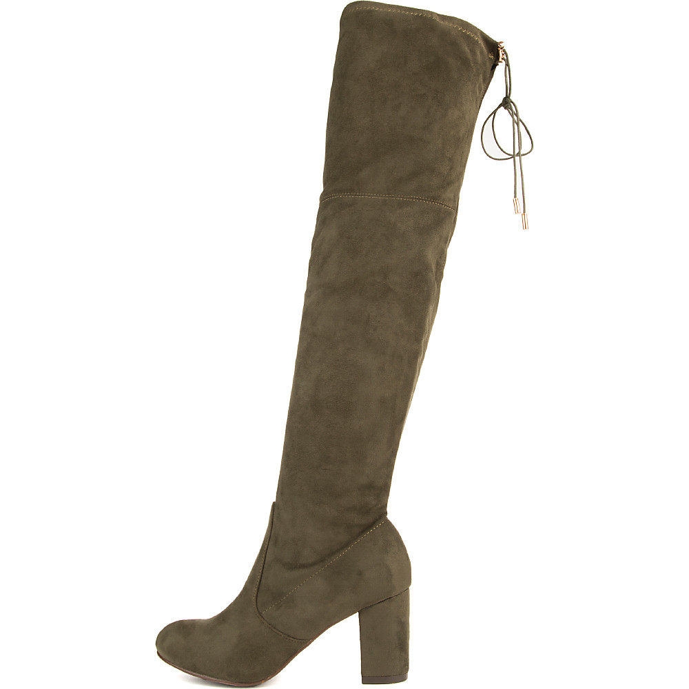 Bonita 02 Knee-High Boot Olive