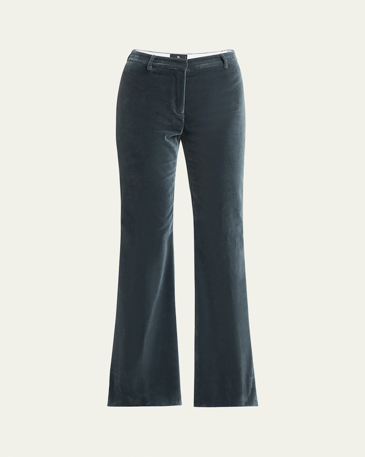 Bootcut Velvet Trousers