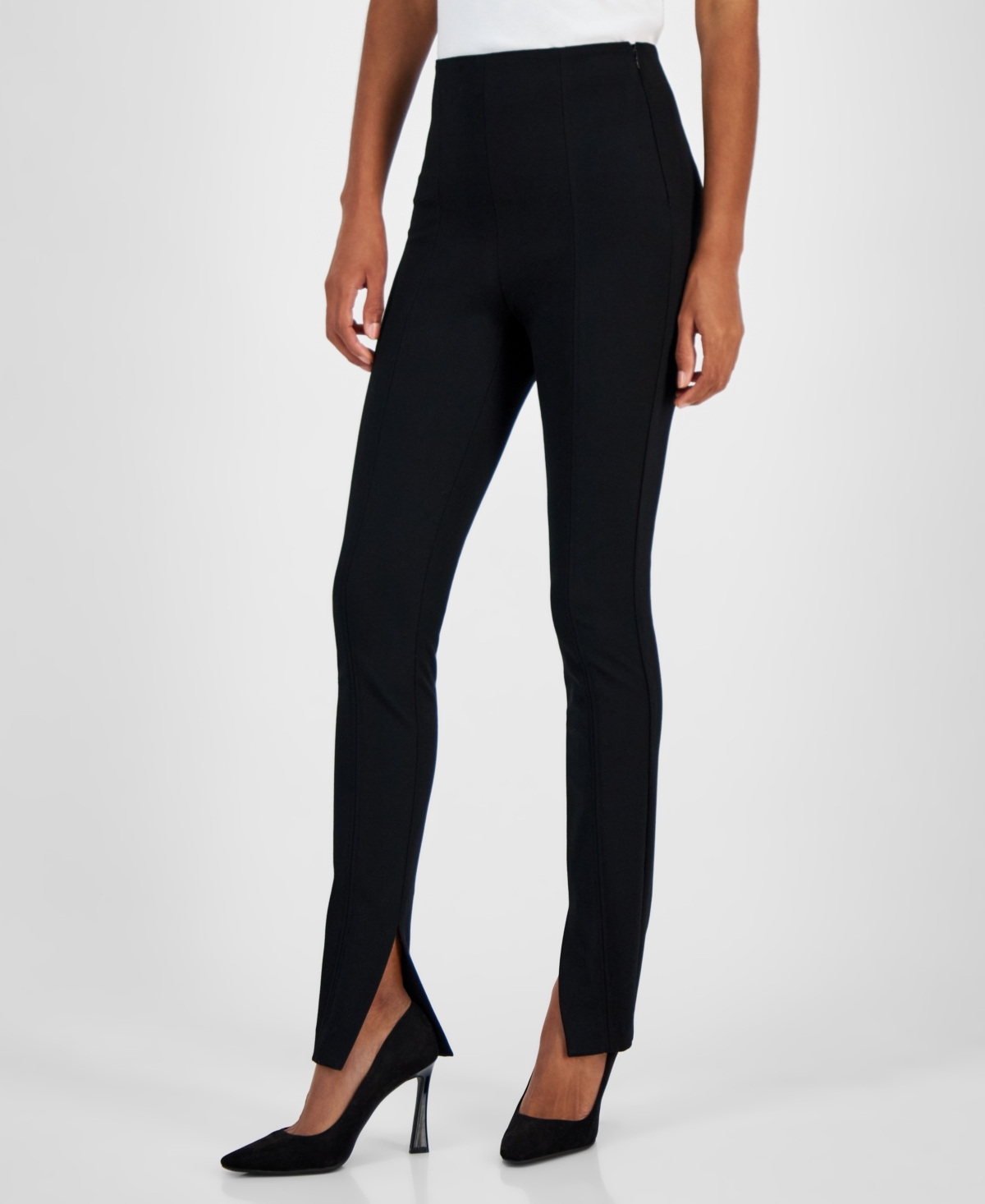 Boss Orange Women's Taily Mid-Rise Skinny-Leg Pants - Black