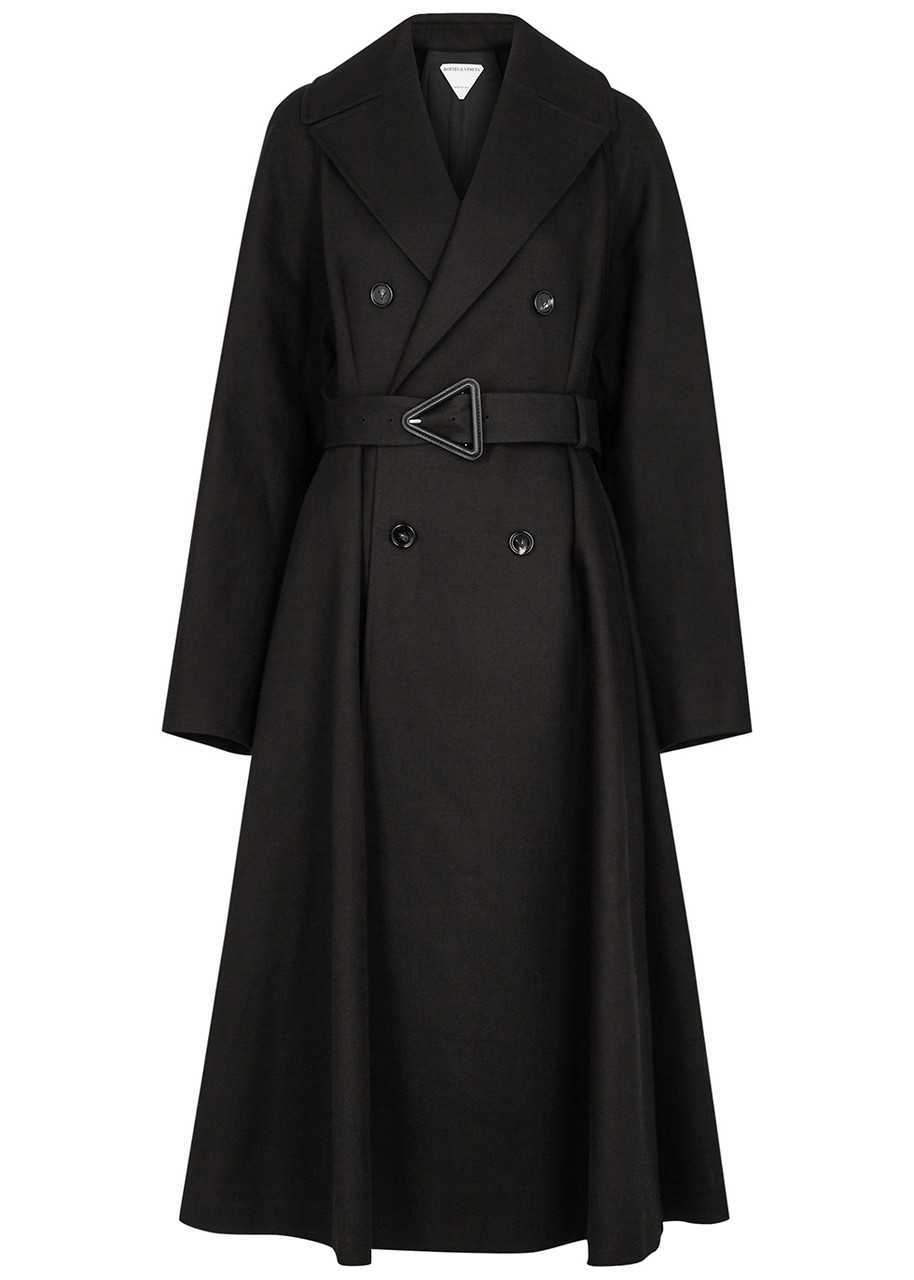 Bottega Veneta Black Cotton Trench Coat - 8