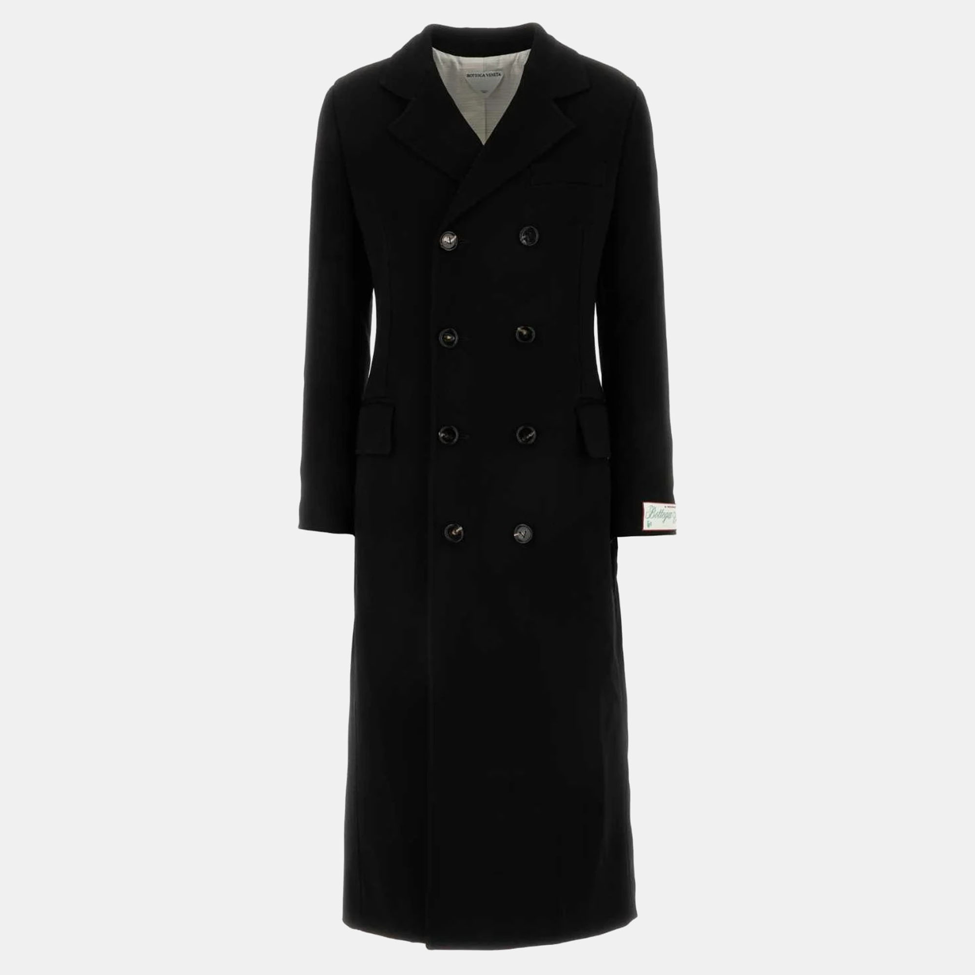 Bottega Veneta Black Jersey Coat IT 36