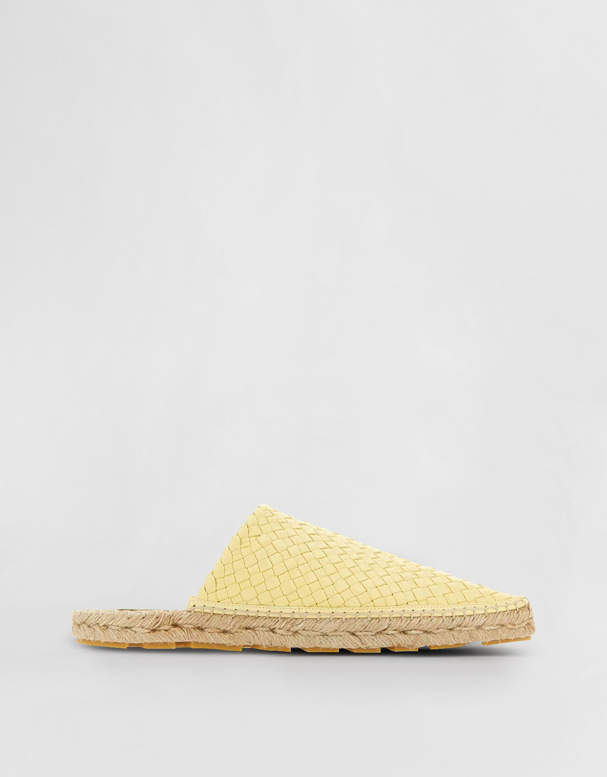 Bottega Veneta Intreccio Nappa Leather Espadrilles - 36