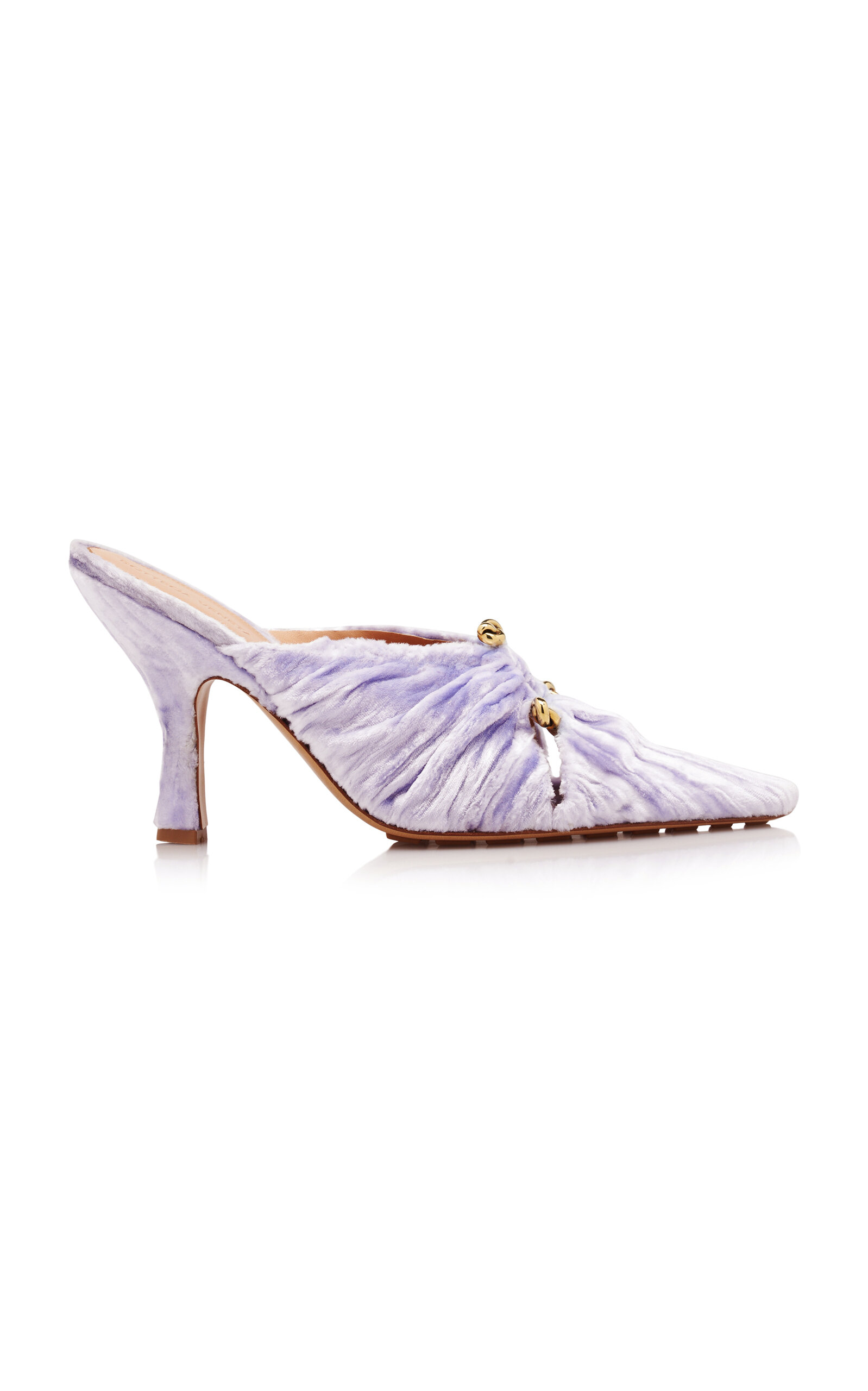 Bottega Veneta - Velvet Mules - Purple - IT 36 - Moda Operandi