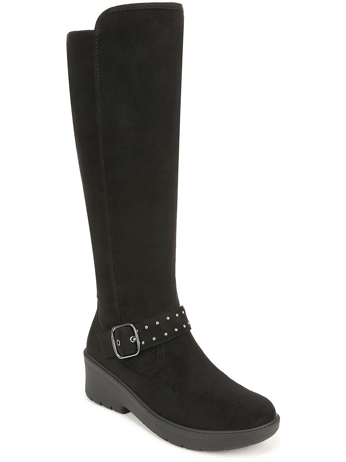 Brandy 2 Womens Faux Suede Embellished Knee-High Boots