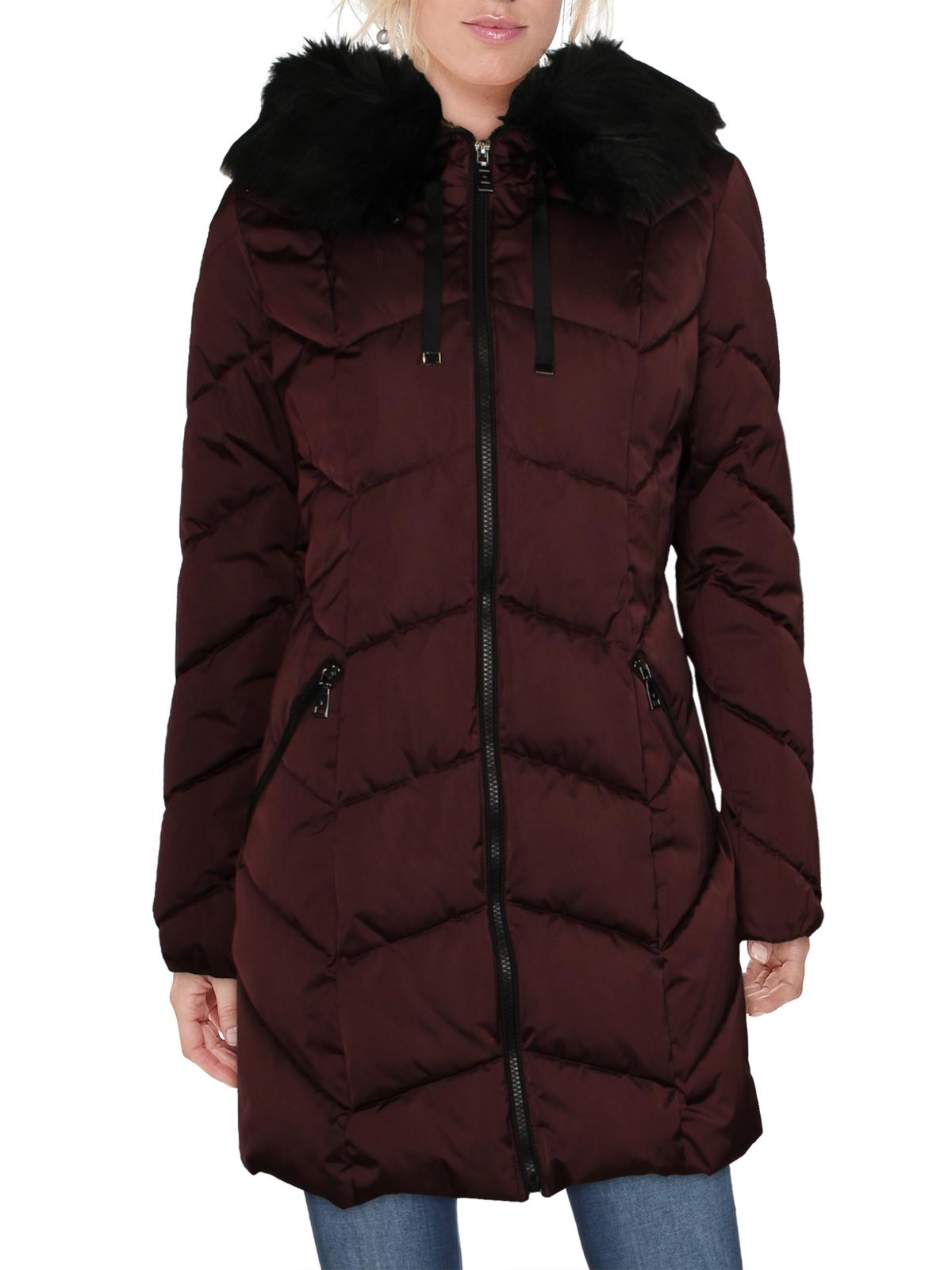 Brie Womens Wool Quilted Puffer Coat