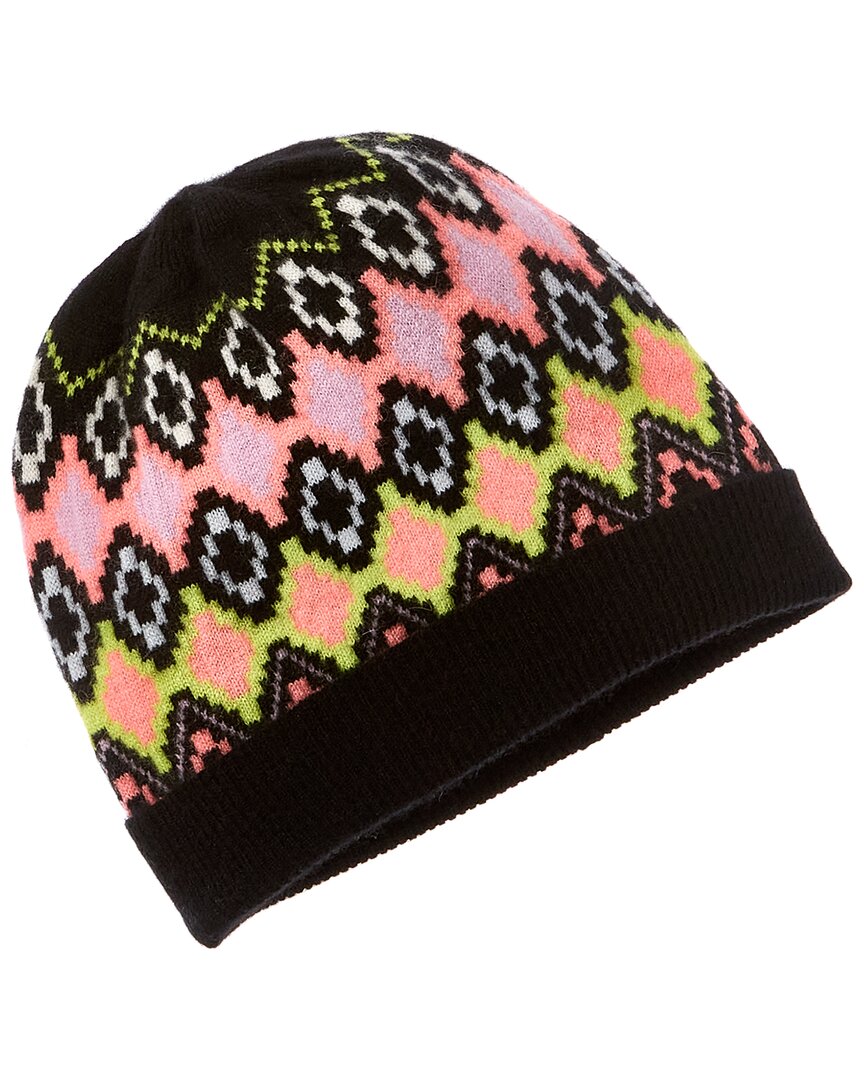 Brodie Cashmere Pastel Fairisle Cashmere Beanie