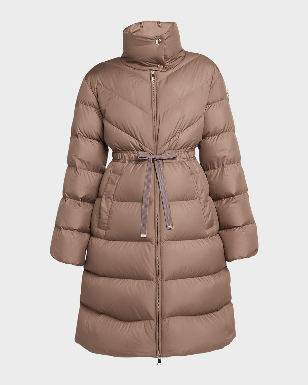 Brou Brushed Nylon Puffer Coat