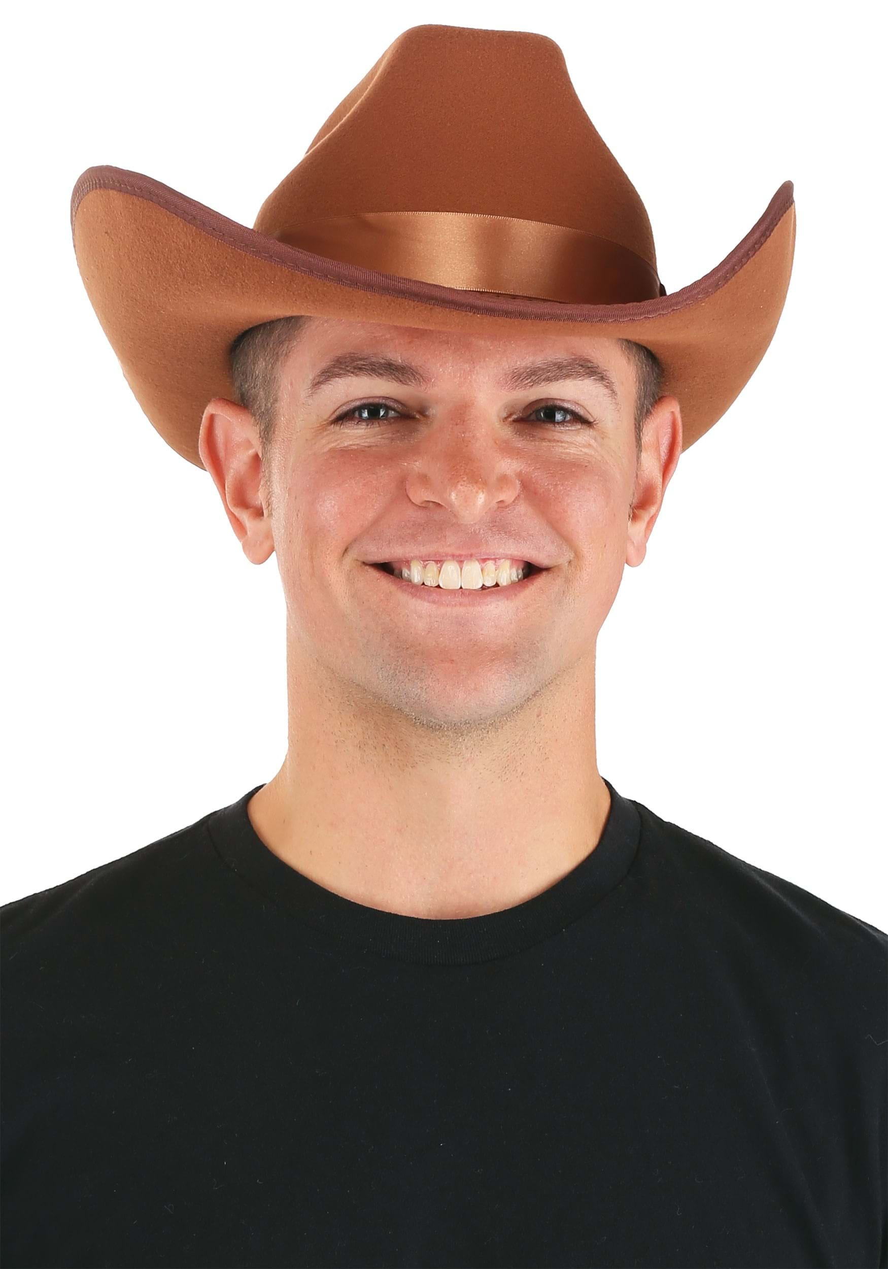 Brown Outlaw Cowboy Fancy Dress Costume Hat