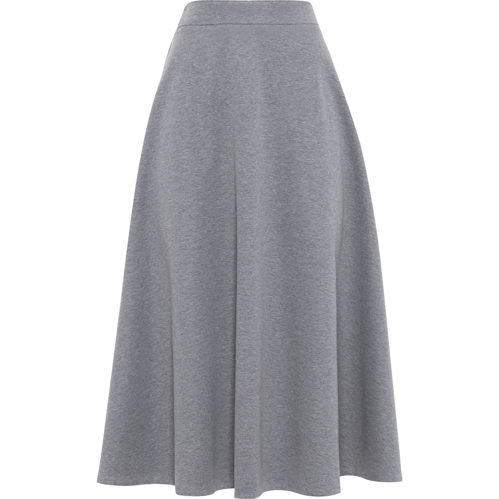 Brunello Cucinelli Circle Midi skirt in Medium Grey at Nordstrom, Size 36 It