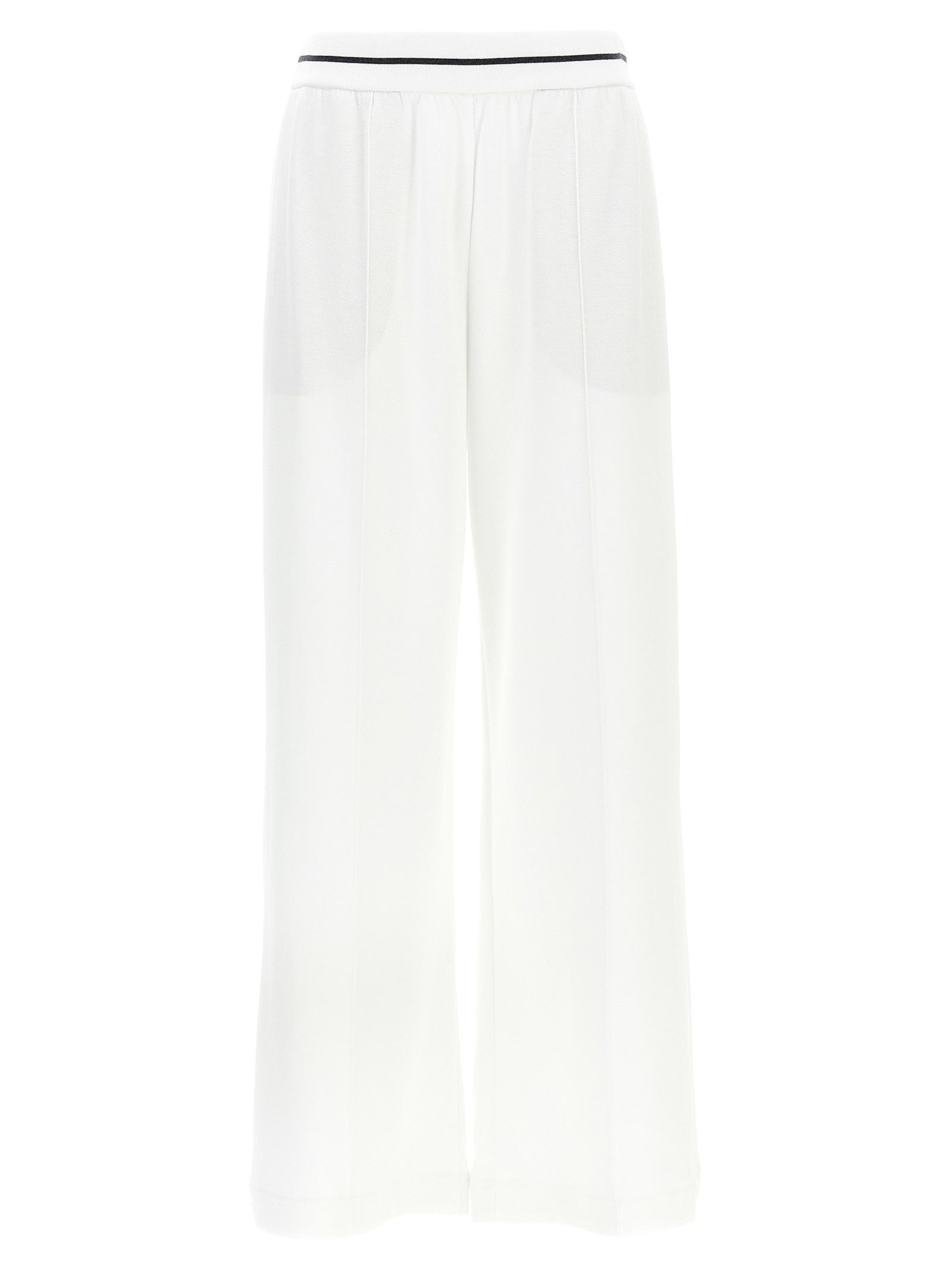 Brunello Cucinelli Loose Leg Joggers in White, Women's (Size 30)