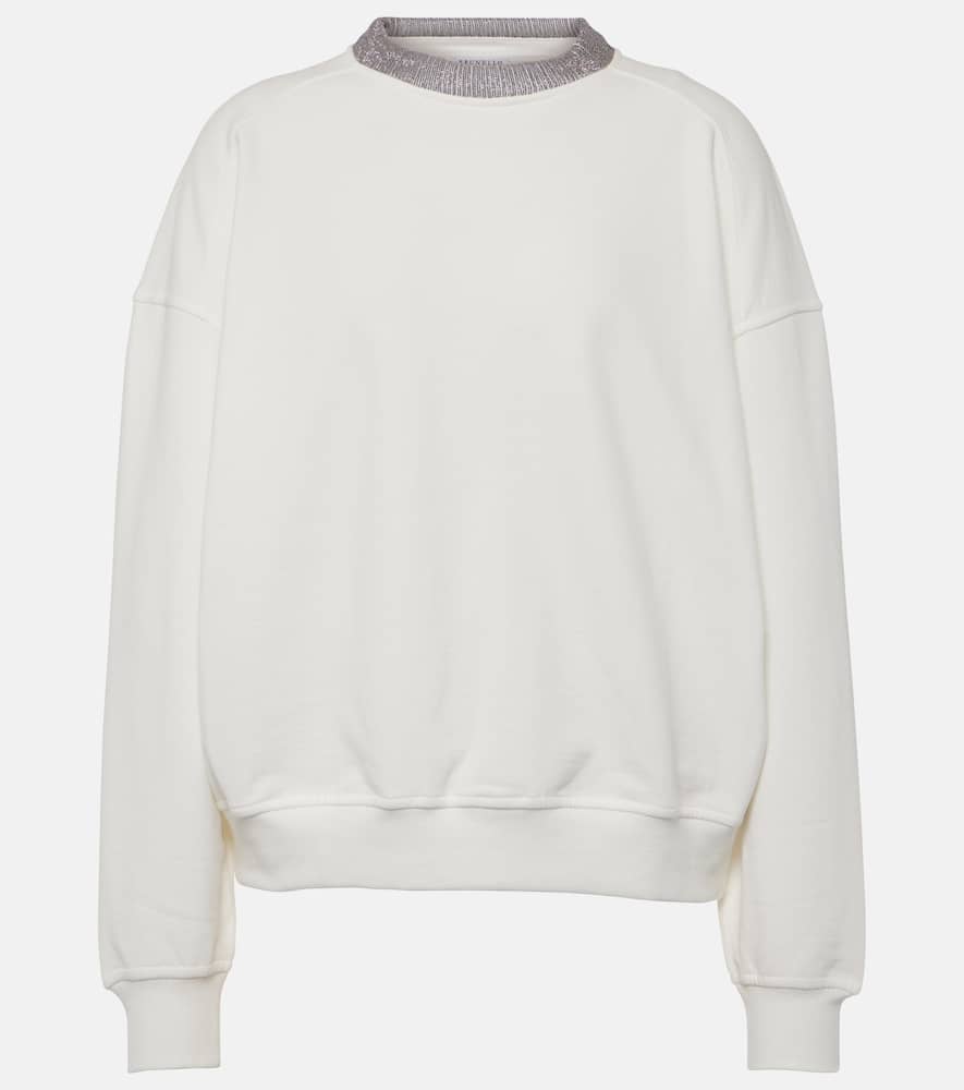 Brunello Cucinelli Monili cotton jersey sweatshirt