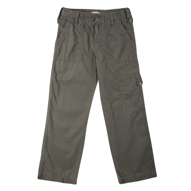 Burberry Olive Green Overdyed Cotton Cargo Pants 8 Yrs