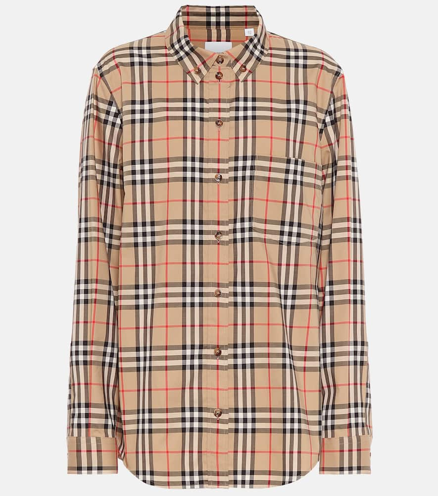 Burberry Vintage Check stretch-cotton shirt