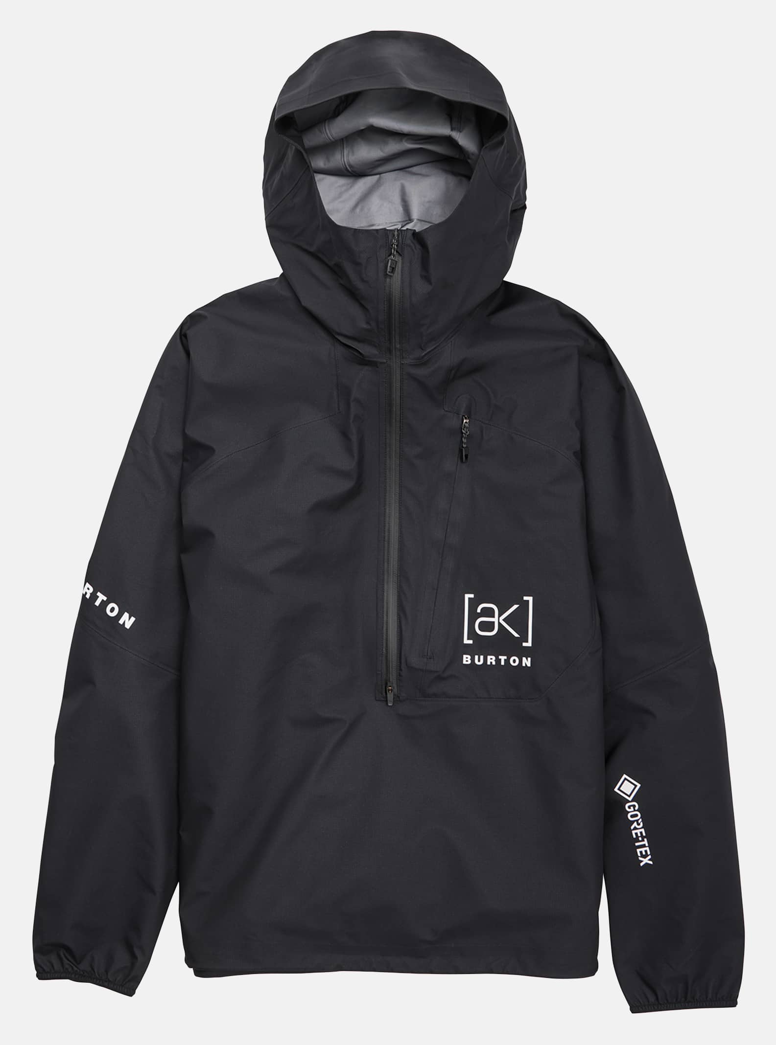 Burton Women's [ak] Minimalist GORE-TEX Anorak Rain Jacket, True Black, L