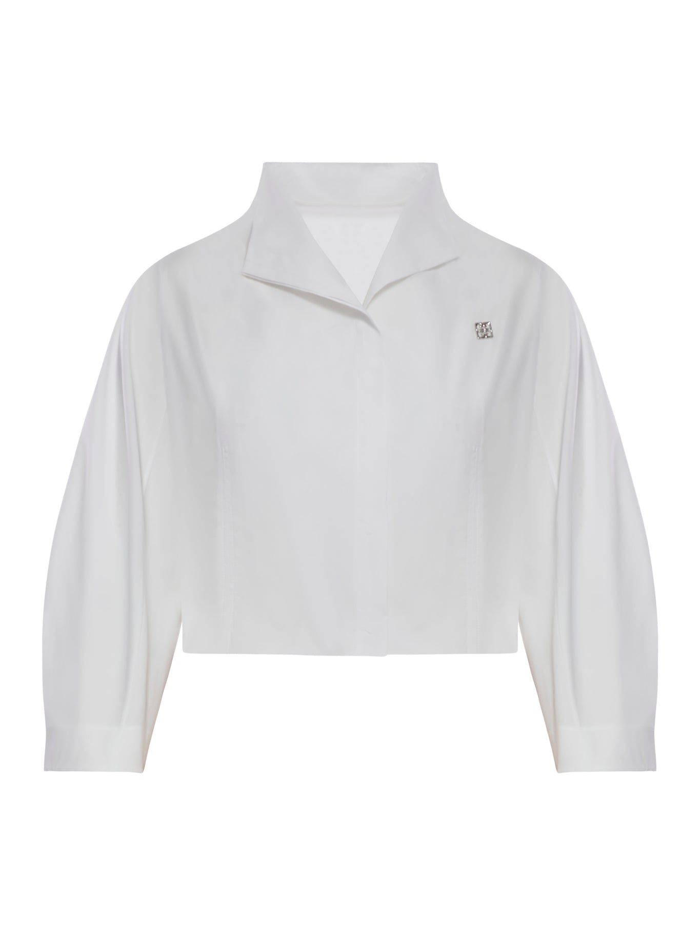 COTTON POPLIN CROP SHIRT - Givenchy - Woman