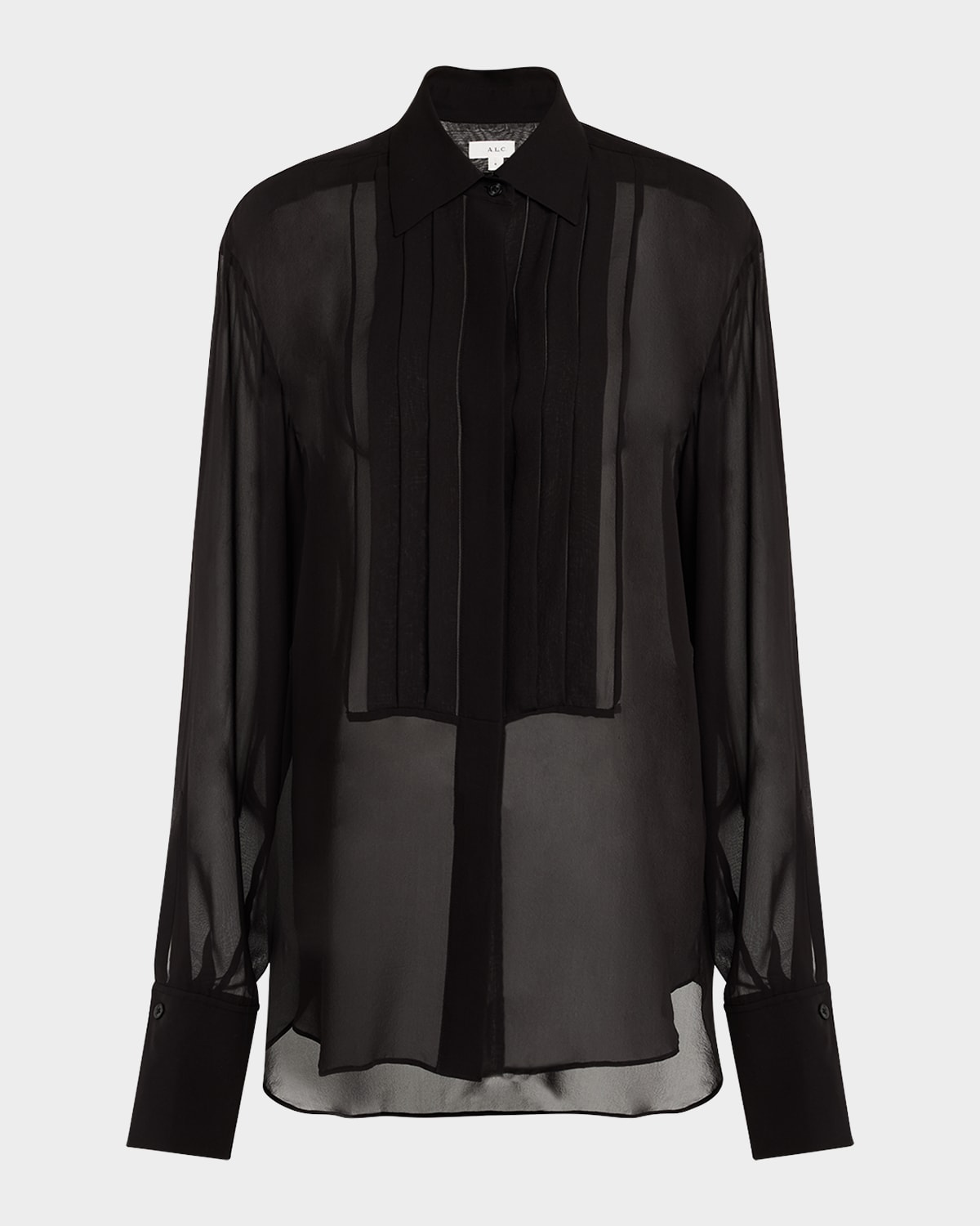 Camden Sheer Long-Sleeve Top